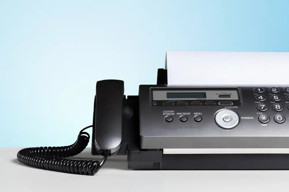 Fax machine image Depositphotos